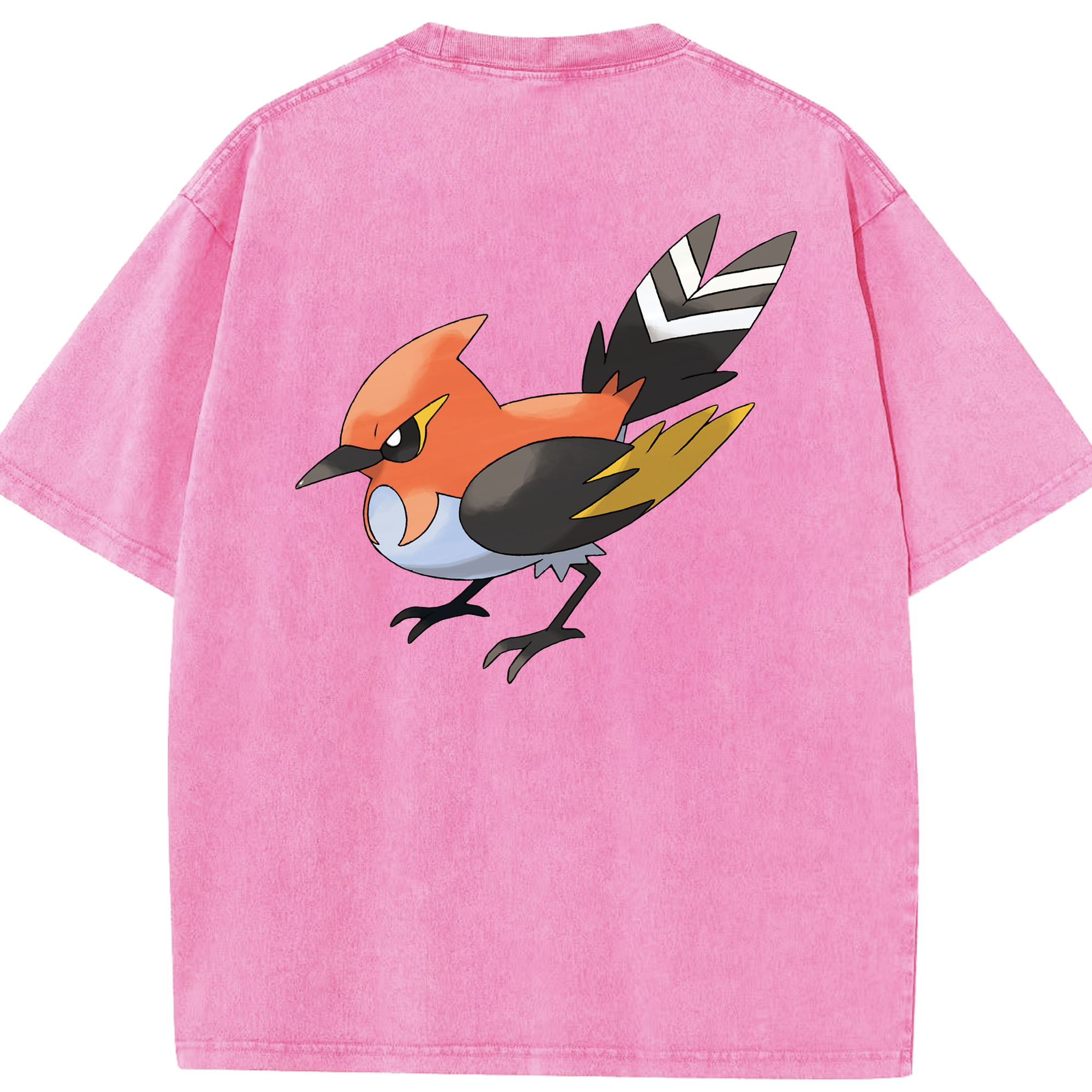 （画像用） ポケットモンスター Pokémon 綿100% ヴィンテージ風 半袖Tシャツ（背面プリント）